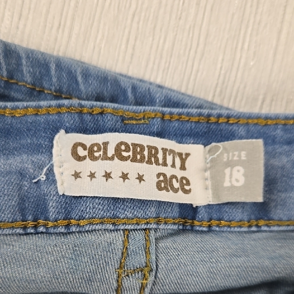 Stylish Blue Flare Wide‎ Leg Jeans - Picture 11 of 14